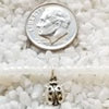 Silver Ladybug Charm