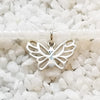 Silver Butterfly Charm