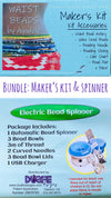 Bundle Deal!!! Traditional Waist Bead Maker Kit & Electric Bead Spinner