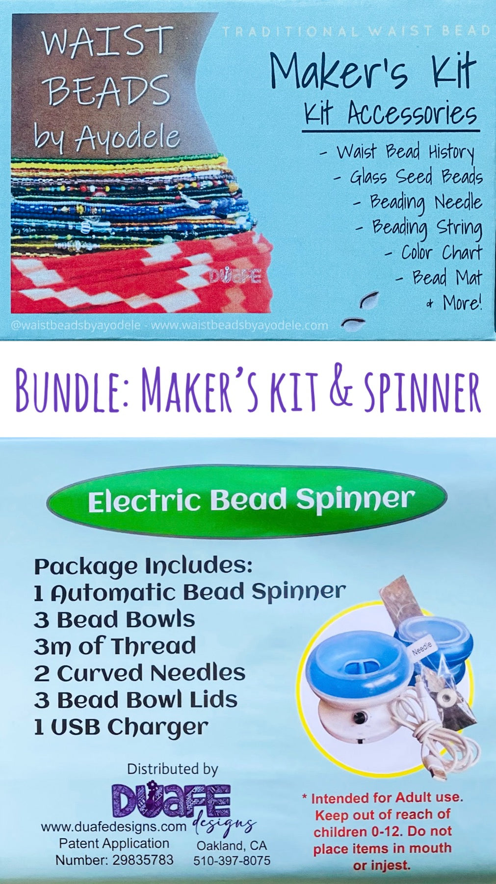 Bundle Deal!!! Traditional Waist Bead Maker Kit & Electric Bead